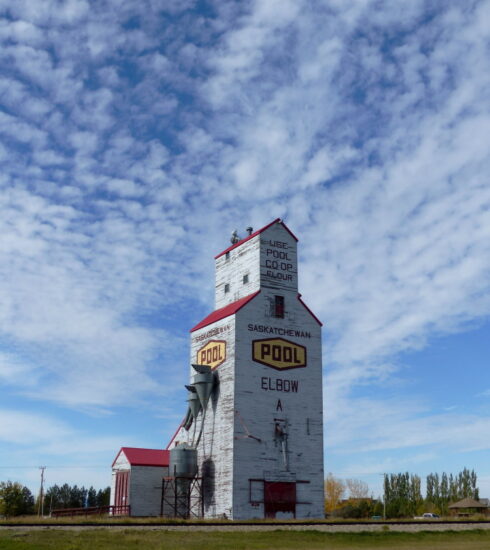 Grain Elevator in Elbow, Saskatchewan