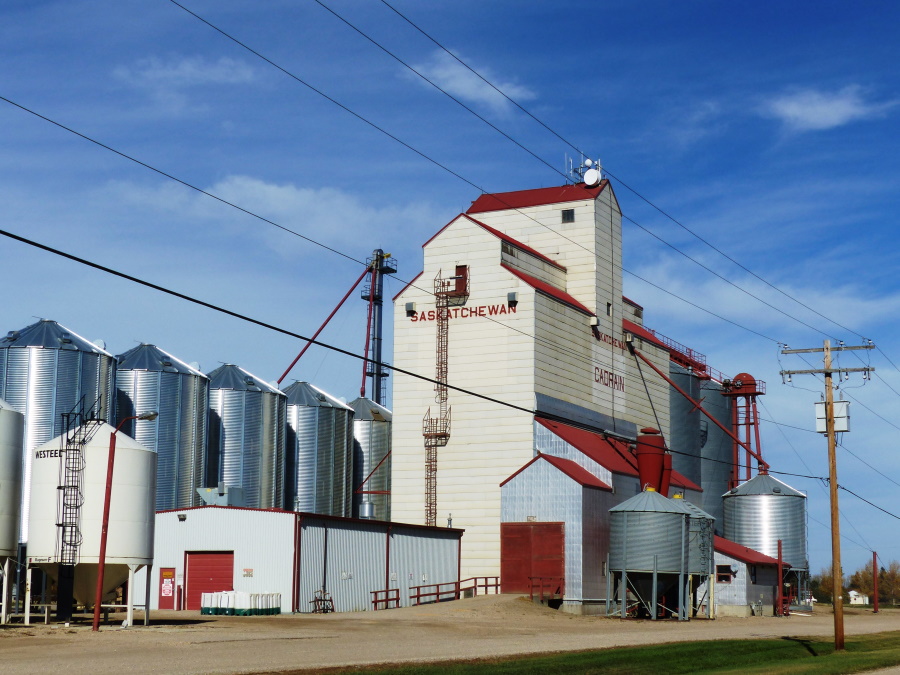 Grain Elevator in Leask, Saskatchewan