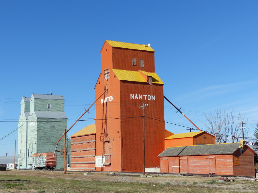 Grain Elevator in Nanton, Alberta