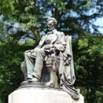 Statue von Abraham Lincoln im Grant Park