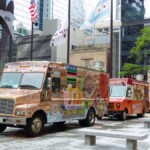 Food Trucks auf der Daley Plaza